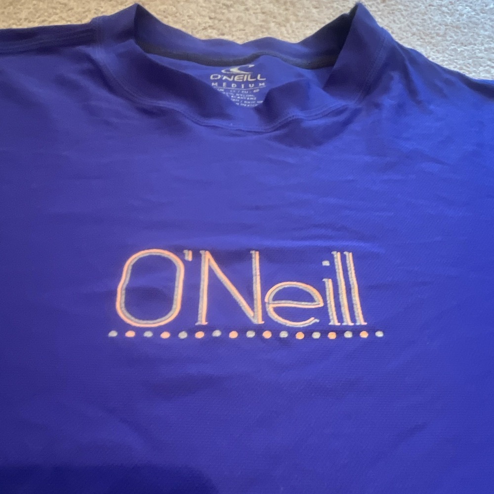 O'Neill Skins Long Sleeve Rash Guard Swim Shirt Medium   purple